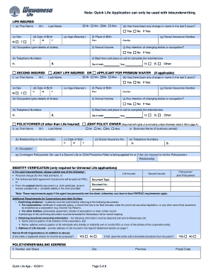 Quick Life Application