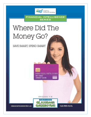 Financial Intelligence Educational Worksheet
