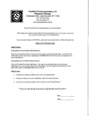 ProHEALTH Patient Registration and Consent Form