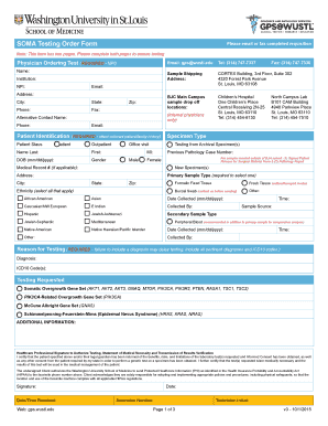SOMA Testing Order Form