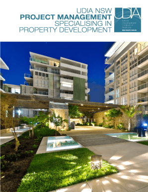 Udia nsw project management specialising in property development