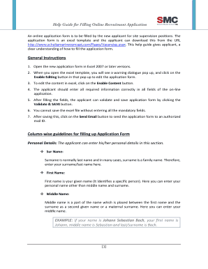 Log book excel template - Help Guide for Filling Online Recruitment Application