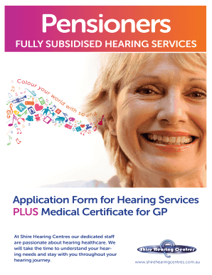 Australian Hearing Services Application Form