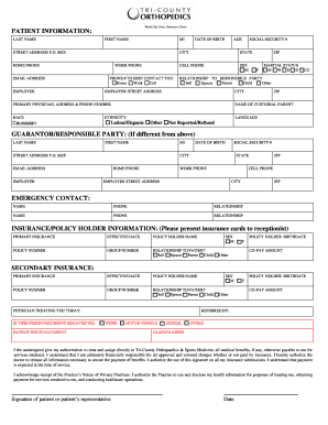 New Patient Medical History Form