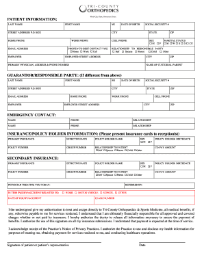 Confidential Medical History Questionnaire