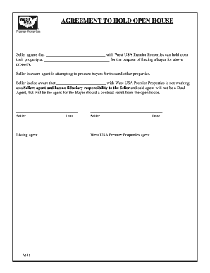 Open House Agreement