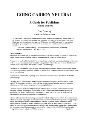 Carbon Neutral Guide for Publishers