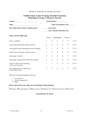 Tutorial Policies and ProceduresSp3913pdf - Canvas