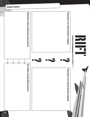Reading Comprehension Worksheet