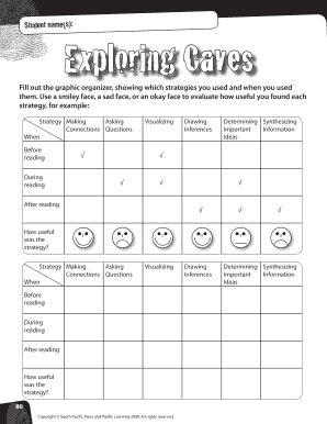 Student Reading Strategy Evaluation Form