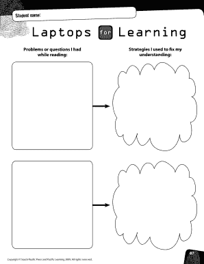 Student Reading Comprehension Form