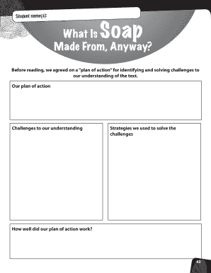 Student Reading Comprehension Worksheet