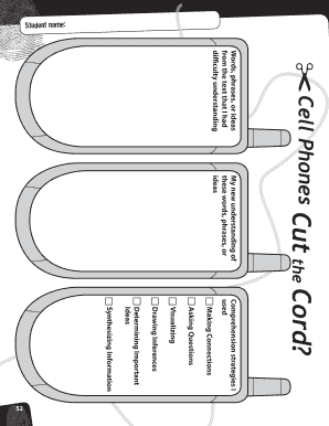 Student Reading Comprehension Worksheet