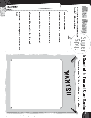 Max Remy Activity Worksheet
