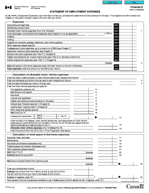 Statement of Employment Expenses