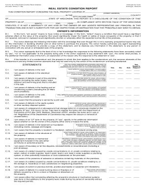 Wisconsin Real Estate Condition Report