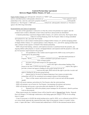 11-Equity Partnering Limited Partnership Agreement