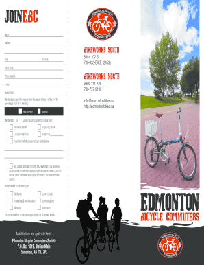 BikeWorks Membership Application