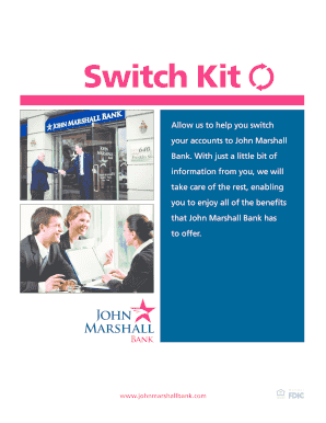 John Marshall Bank Switch Kit