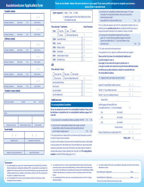 Aussietravelcover Application Form