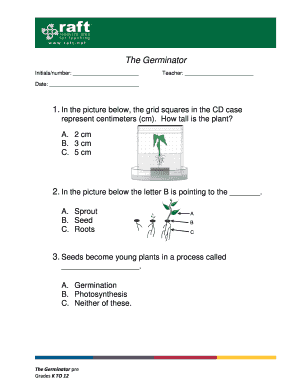 The Germinator Plant Growth Assessment