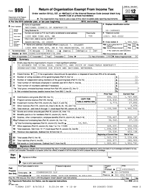 Form 990 Tax Return for Nonprofits