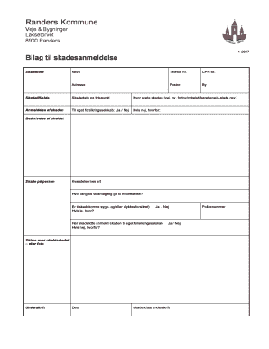 Damage Report Attachment
