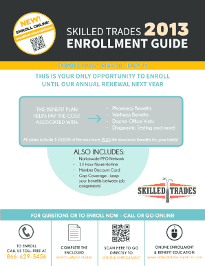 Skilled Trades Enrollment Form