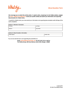Blood Donation Form
