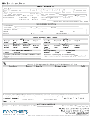 HIV Enrollment Form