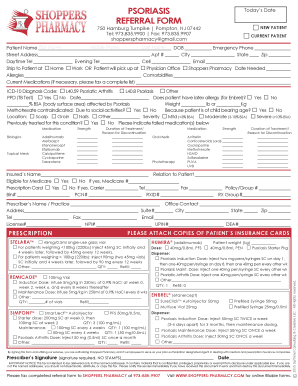 Psoriasis Referral Form