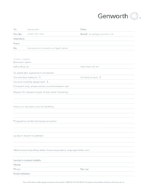 Homeowner Assistance Application