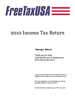 Georgia Form 500 Individual Income Tax Return