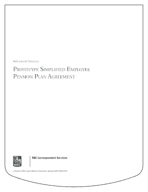 Prototype Simplified Employee Pension Plan Agreement