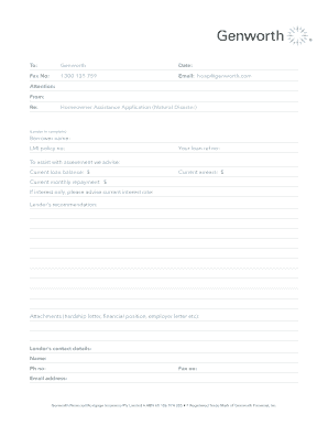 Homeowner Assistance Application