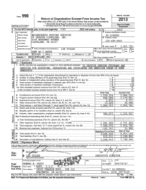 Form 990 2013