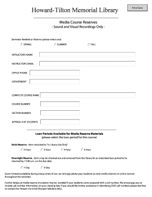 Form preview