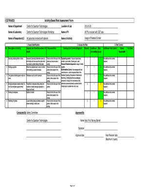 Hirarc Example In Laboratory - Fill Online, Printable, Fillable, Blank ...