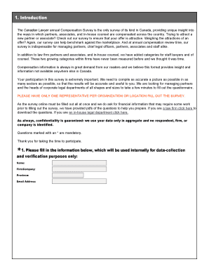 Canadian Lawyer Compensation Survey