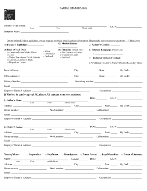 Patient Registration Form
