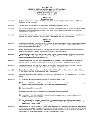 Current By-laws (5-3-11).pdf - Arizona Wine Growers Association - arizonawine