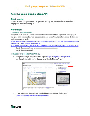Google Maps API Key Registration Guide