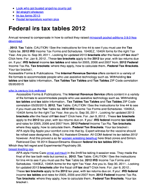2012 IRS Income Tax Forms and Schedules