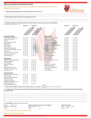Shire of Laverton Community Survey