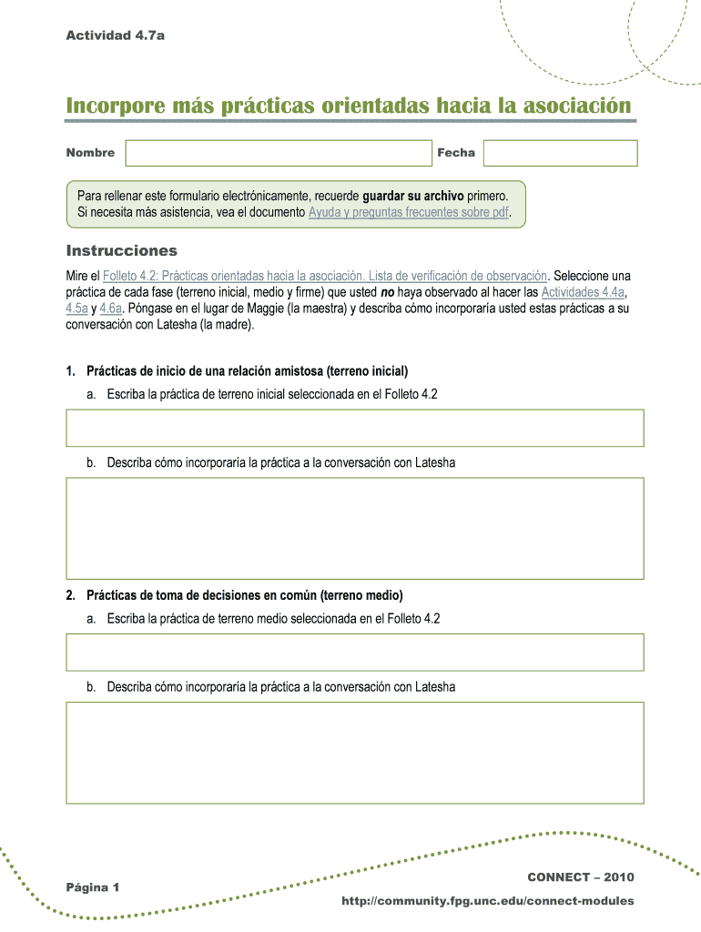 Incorpore m s pr cticas orientadas hacia la asociaci n - CONNECT Vista previa en la página 1