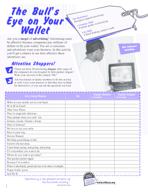 Advertising Slogan Recognition Activity