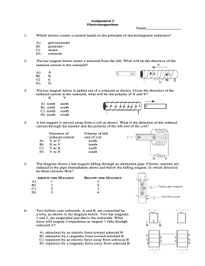 Electromagnetism Assignment