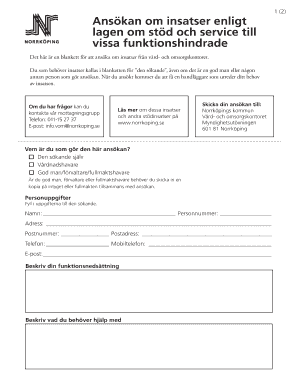 Application for Services under the Act on Support and Services for Certain Disabled Persons
