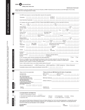 BMO InvestorLine ESP Co-subscriber Account Form