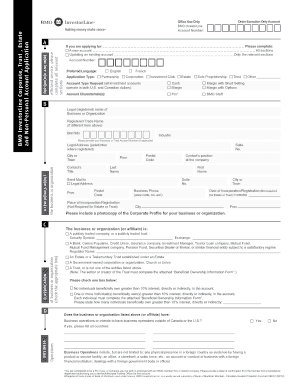 BMO InvestorLine Business Account Application